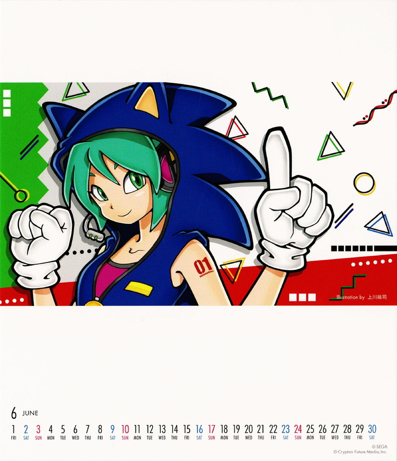 720P, games, illustrations, vocaloid, animal, hatsune, ears, hd, calendar, x, sonic, art, Hatsune Miku, video, miku