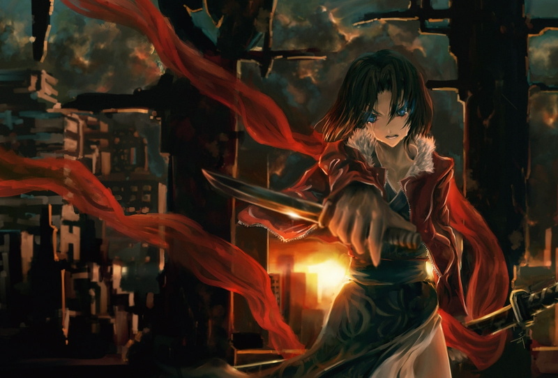 art, kara, x, Kara no Kyoukai, anime, kyoukai, hot, hd, 720P