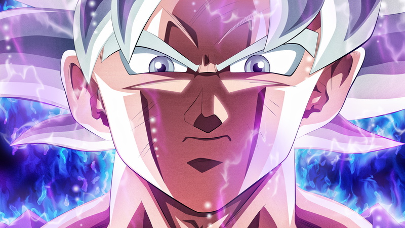 Ultra Instinct Goku, human representation, close-up, Dragon Ball Super, shape, representation, reflection, design, star shape, transparent, creativity