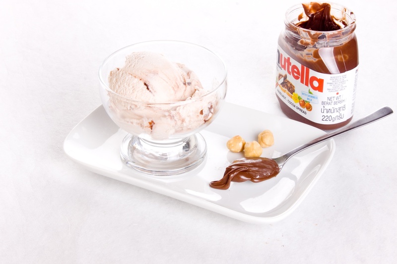 nuttella, summer, flavor, dairy, cream, no people, dairy product, cool, waffle, ice, bowl, indulgence, glass, sweet, still life, refreshment, temptation