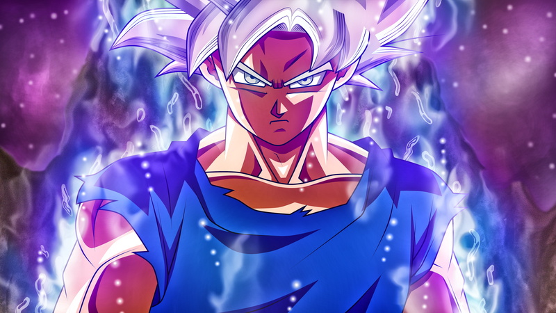 Ultra Instinct Goku, Dragon Ball Super, Super Saiyan Silver Goku, 5K, 5K