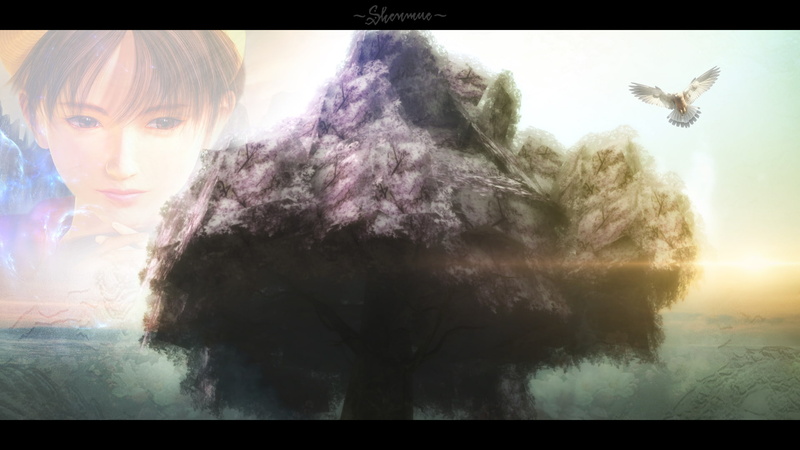 shenmue, animal wildlife, lifestyles, hairstyle, looking at camera, leisure activity, transfer print, nature, multiple exposure, day, Sega, video games