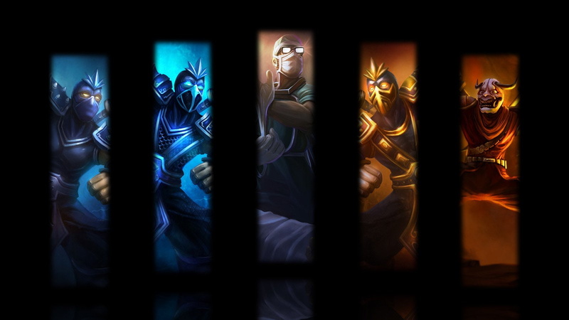 skill, occupation, group of people, architecture, motion, League Of Legends, Video Game, Shen (League Of Legends), people, indoors, adult, females, 720P