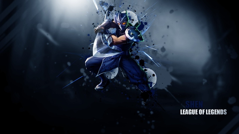 league, character, Video Game, legends, Shen (League Of Legends), League Of Legends, illustration, 1080P