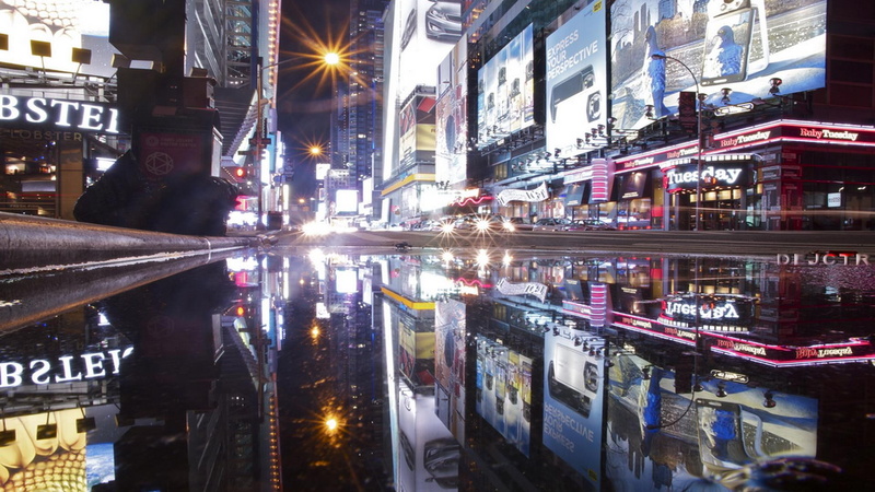 refraction, image, x, city, night, dejctr, nature and landscapes, 1080P