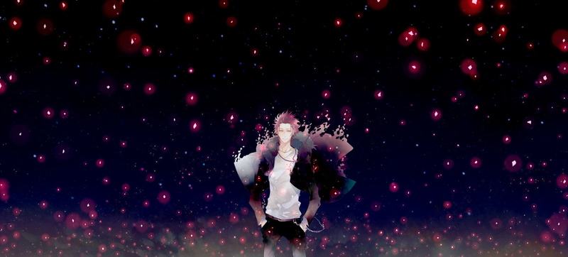 illustration, K Project, red, Mikoto Suoh, Anime, 1080P, king