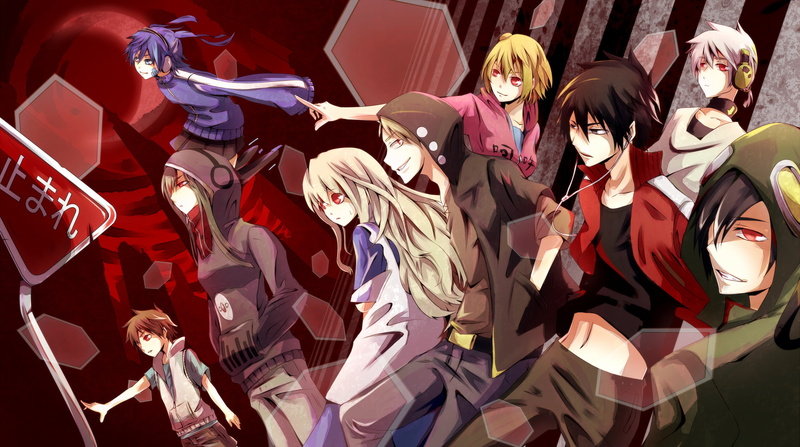 Kagerou Project, Konoha (Kagerou Project), Hibiya Amamiya, Kousuke Seto, Shintaro Kisaragi, Tsubomi Kido, Shuuya Kano, 1080P, Momo Kisaragi, Anime, Marry Kozakura