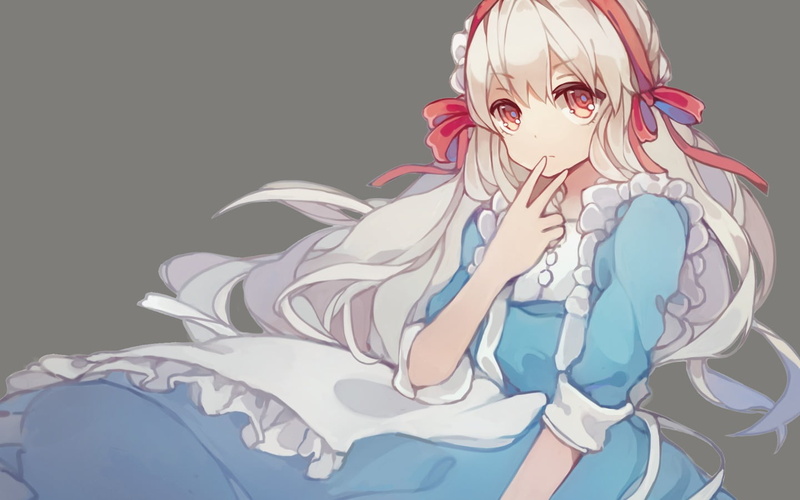 beautiful woman, creativity, beauty, Kozakura Mary, multi colored, studio shot, hair, Kagerou Project, lifestyles, one person, copy space, representation