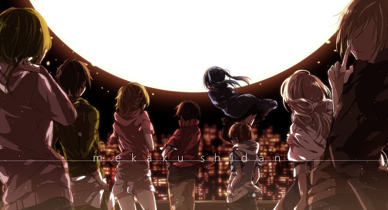 lifestyles, Kozakura Mary, crowd, medium group of people, friendship, 1080P, togetherness, anime, arms raised, adult, music, people, Kido Tsubomi, sky
