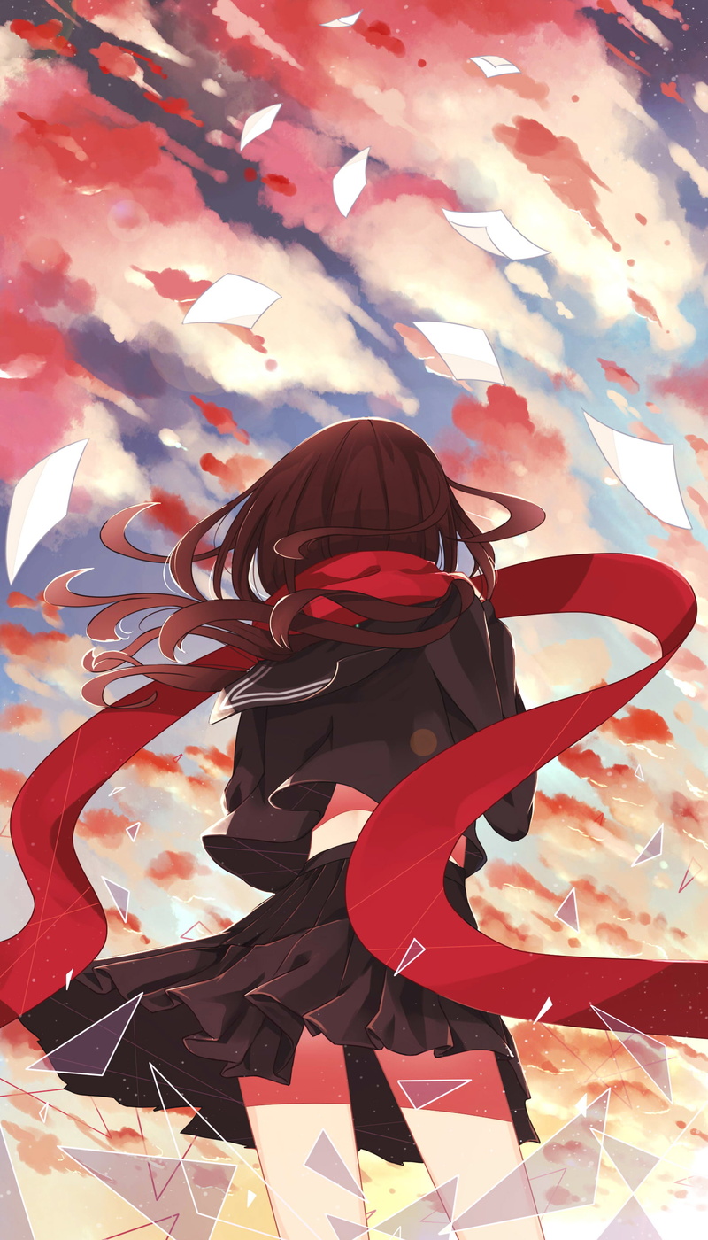 men, one person, adult, arts culture and entertainment, red, emotion, leisure activity, crowd, spectator, anime girls, outdoors, Tateyama Ayano, nature