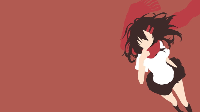 Tateyama Ayano, 1080P, anime girls, Kagerou Project, anime, minimalism