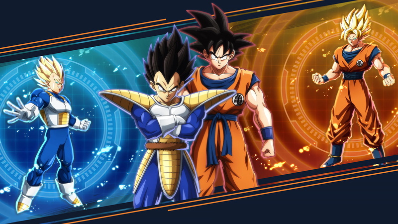 Goku, 1080P, Dragon Ball FighterZ, Vegeta (Dragon Ball), Dragon Ball