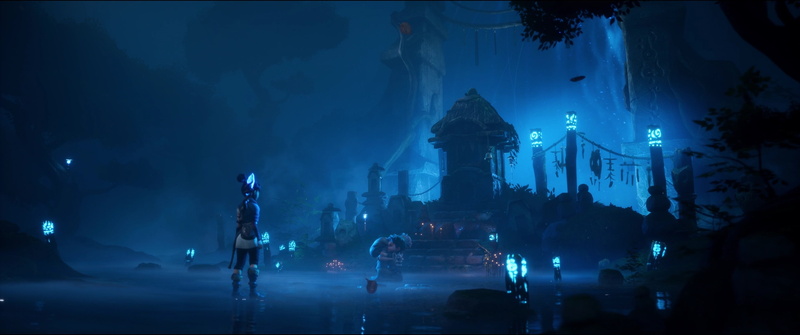 screen shot, video game art, Kena: Bridge of Spirits, 2K