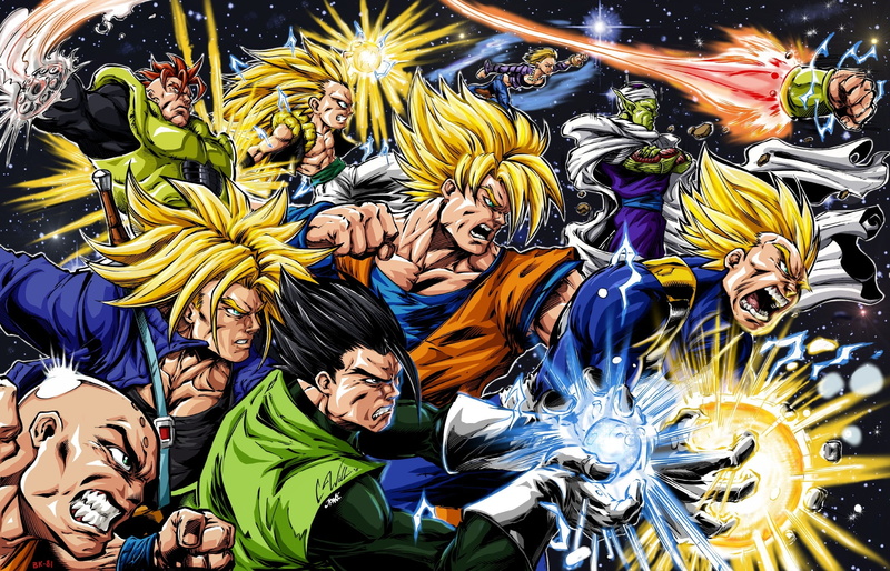 super, dragon, super saiyan, anime, art, z, dragonball, hd, ball, saiyan, dragon ball z, 1080P