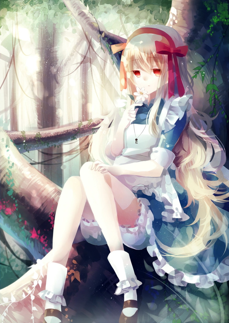 day, indoors, clothing, forest, anime girls, anime, hairstyle, celebration, adult, sitting, real people, beautiful woman, women, lifestyles, Kozakura Mary