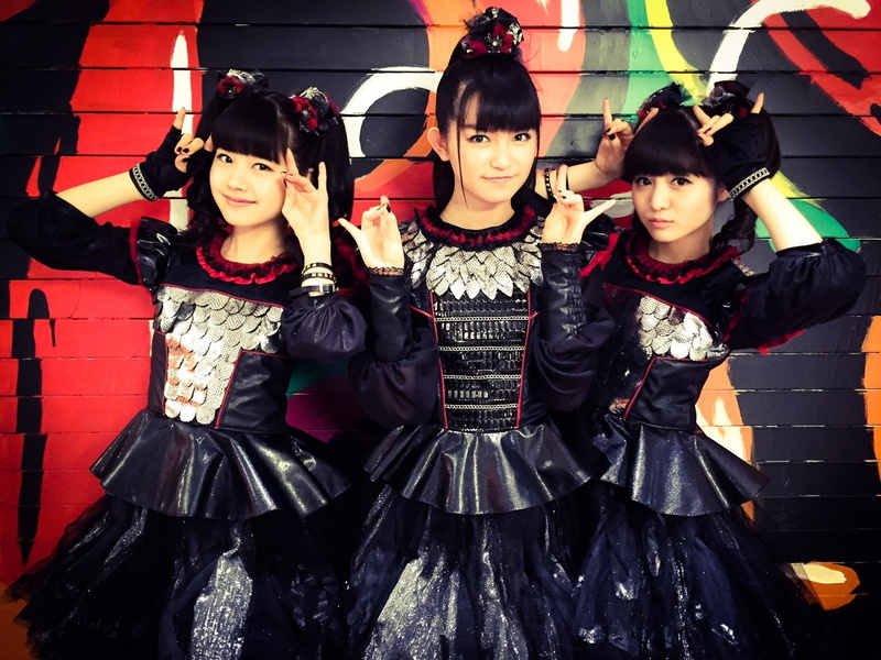 group of people, black color, innocence, real people, child, looking at camera, costume, Metal Idol, women, Oriental, front view, Heavy Metal, girls, lifestyles
