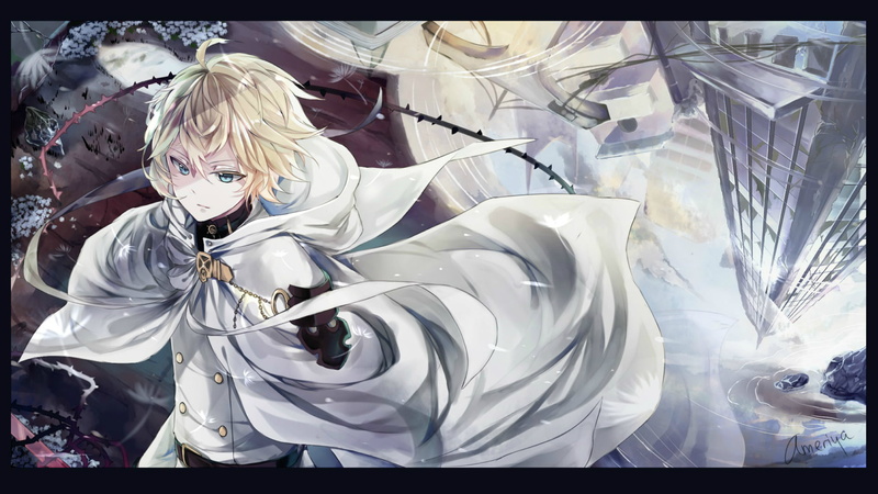 digital, white color, indoors, standing, Yamato Yamamoto, waist up, male, reflection, water, blond hair, anime, fantasy, decoration, computer Graphic, auto post production filter