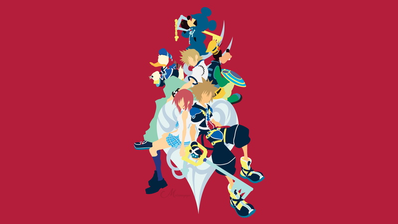 Goofy, Riku (Kingdom Hearts), Sora (Kingdom Hearts), Kingdom Hearts, 1080P, Donald Duck, Kairi (Kingdom Hearts), Mickey Mouse