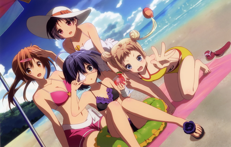 1080P, Kumin Tsuyuri, Chuunibyou Demo Koi Ga Shitai!, Nibutani Shinka, Dekomori Sanae, Takanashi Rikka