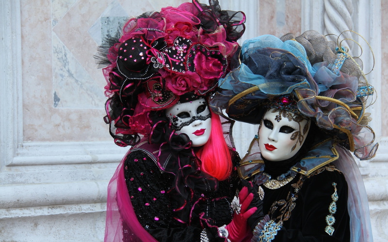 venice, Venice Carnival, venice mask, 2K, carnival