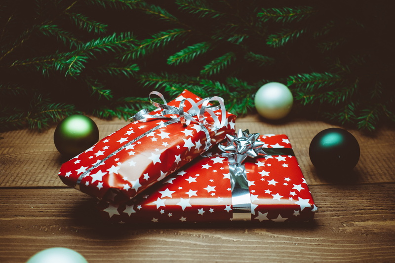 christmas tree, christmas Decoration, various, close-up, event, winter, rustic, table, celebration, decoration, still life, indoors, gift, 4K, no People