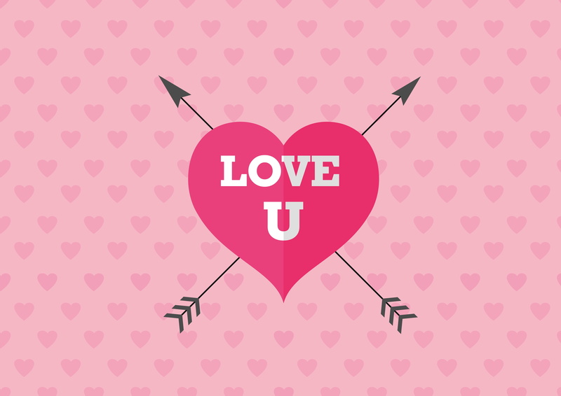 emotion, background, pattern, no people, love, romantic, i love you, greeting card, romance, heart, still life, text, table knife, valentines day, red