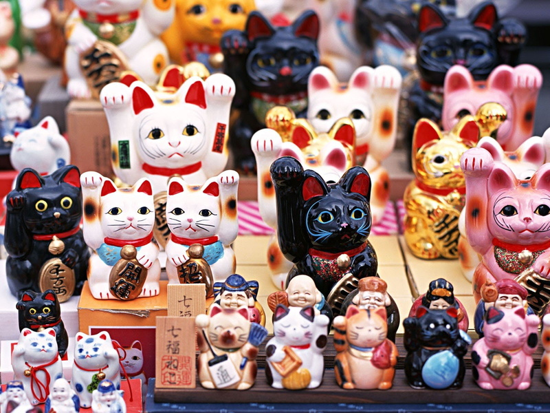 toys, 720P, traditions, children, cats, maneki, japan, neko, views, japanese