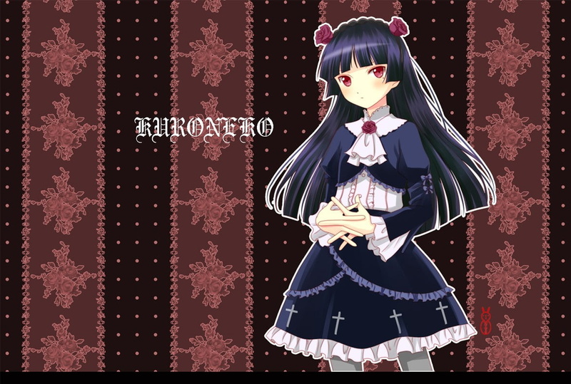 one person, traditional clothing, 480P, anime, front view, clothing, dress, Ore no Imouto ga Konnani Kawaii Wake ga Nai, pattern, indoors, event, Gokou Ruri