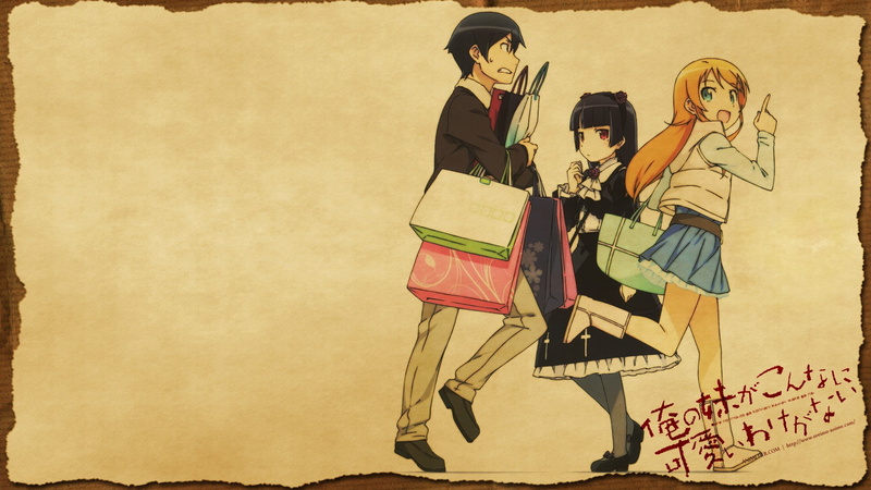 young adult, creativity, two people, men, 1080P, full length, Kousaka Kirino, human representation, people, Gokou Ruri, togetherness, females, mural, women