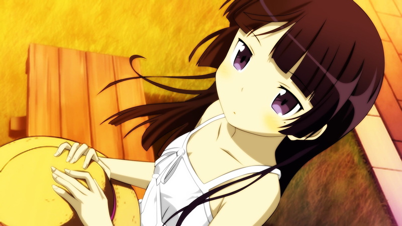 black hair, creativity, craft, close-up, built structure, Gokou Ruri, anime, sculpture, architecture, wall - building feature, representation, no people