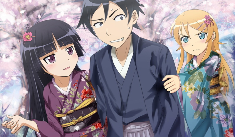 Kousaka Kirino, anime, Gokou Ruri, 720P, Ore no Imouto ga Konnani Kawaii Wake ga Nai, anime girls