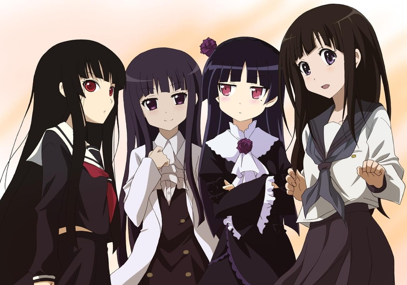 Enma Ai, indoors, Shirakiin Ririchiyo, Ore no Imouto ga Konnani Kawaii Wake ga Nai, Inu x Boku SS, school uniform, clothing, real people, standing, costume