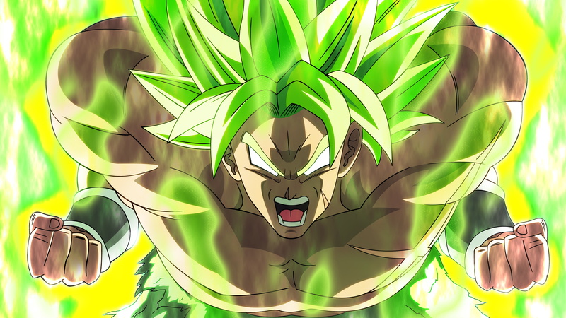 5K, Super Saiyan Green, Broly (Dragon Ball), Movie, Dragon Ball Super: Broly