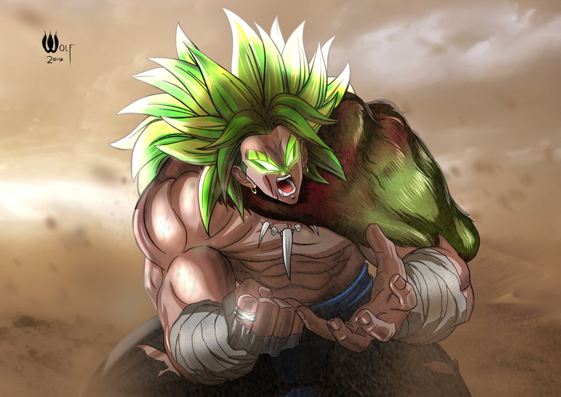 2K, Movie, Super Saiyan Green, Dragon Ball Super: Broly, Broly (Dragon Ball)