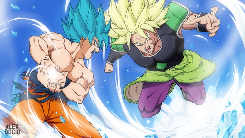 Goku, Movie, Super Saiyan Blue, 4K, Dragon Ball Super: Broly, Broly (Dragon Ball), Super Saiyan Green