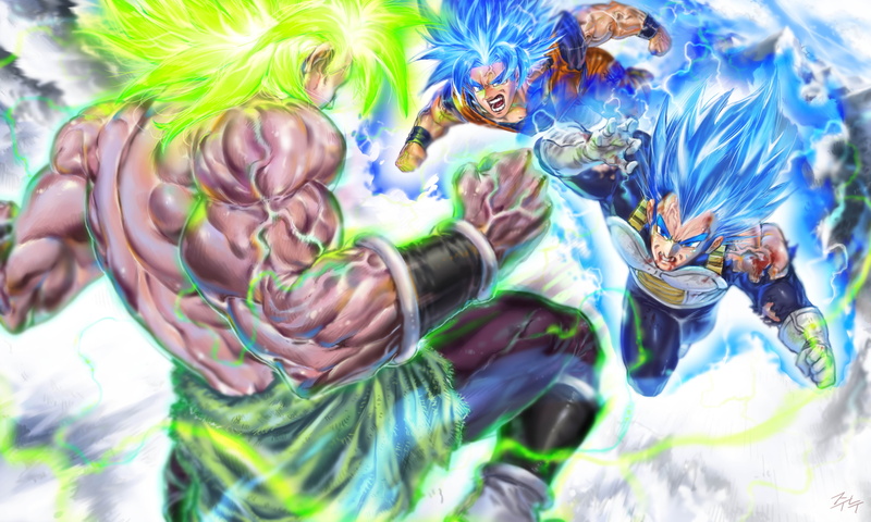Vegeta (Dragon Ball), 4K, Goku, Super Saiyan Blue, Super Saiyan Green, Broly (Dragon Ball), Movie, Dragon Ball Super: Broly