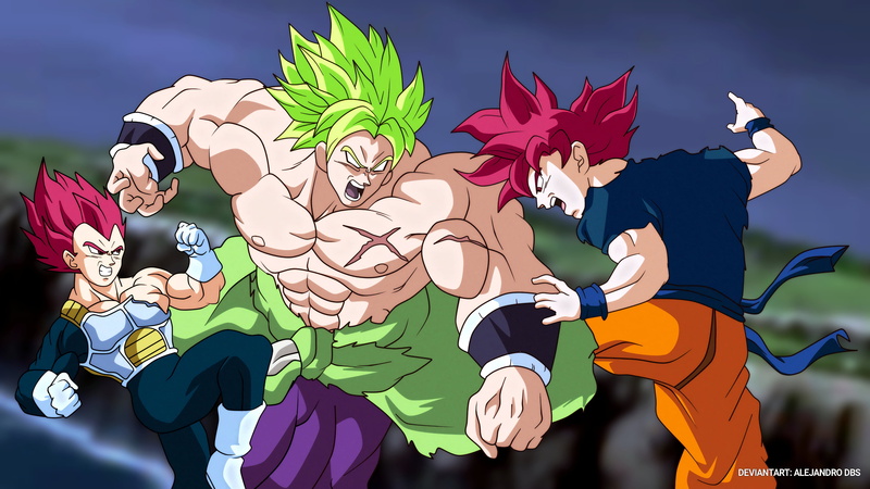 Dragon Ball Super: Broly, Vegeta (Dragon Ball), Broly (Dragon Ball), 4K, Movie, Super Saiyan Green, Goku, Super Saiyan God