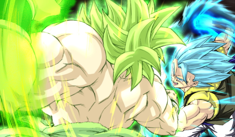 Gogeta (Dragon Ball), Super Saiyan Green, Broly (Dragon Ball), 1080P, Movie, Super Saiyan Blue, Dragon Ball Super: Broly
