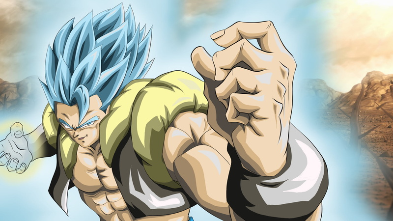 Super Saiyan Blue, 1080P, Dragon Ball Super: Broly, Gogeta (Dragon Ball), Movie