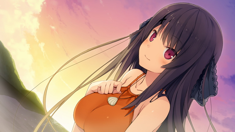 beautiful people, beauty in nature, Ao no Kanata no Four Rhythm, hairstyle, cute, sky, Misaki Tobisawa, hair, females, adult, nature, child, childhood