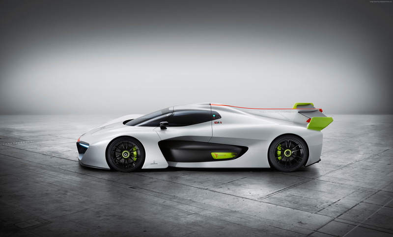 hydrogen fuel cell, Pininfarina H2 Speed, Geneva Auto Show 2016, hydrogen, white, 4K, sport car