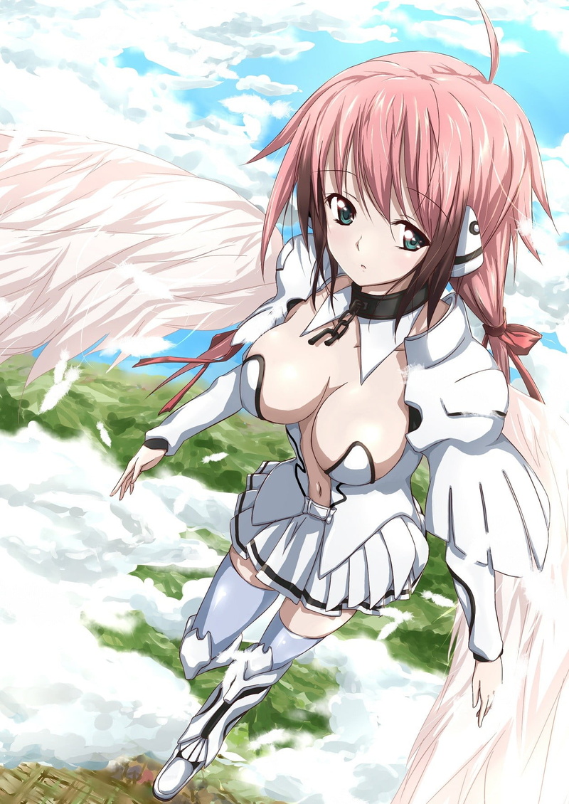 focus on foreground, female likeness, nature, representation, multi colored, creativity, Ikaros, human representation, Sora no Otoshimono, anime girls