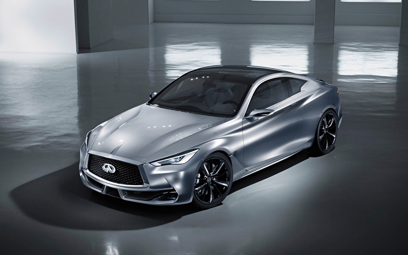 water, wealth, 1080P, indoors, concept cars, land vehicle, no people, silver colored, Infiniti, luxury, day, stationary, mode of transportation, sports car