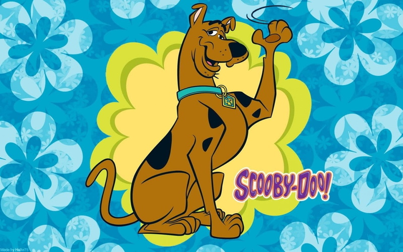 communication, representation, text, Scooby-Doo, art and craft, music, vertebrate, no people, blue, Scooby, animal wildlife, western script, pattern, multi colored