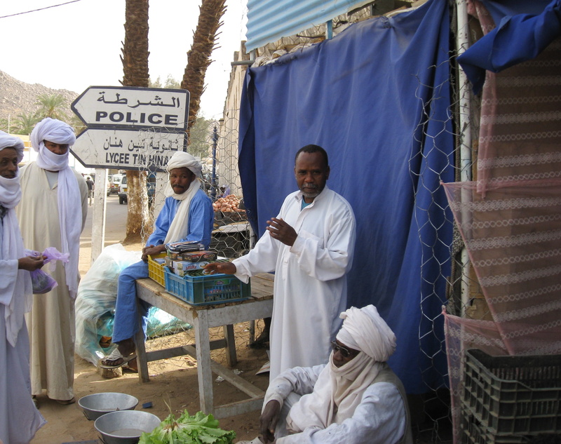 2K, market, adult, full length, for sale, men, architecture, communication, real people, working, people, day, casual clothing, tuareg, algeria, occupation