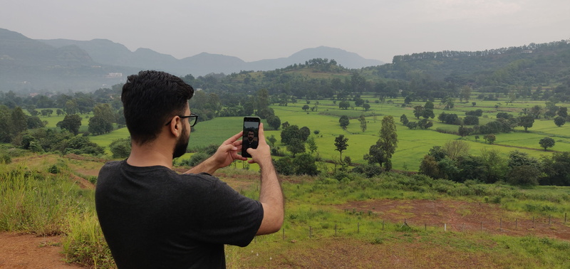 one person, people, beauty in nature, adult, pune, outdoors, scenics - nature, shot on one plus, activity, environment, trees, holding, leisure activity