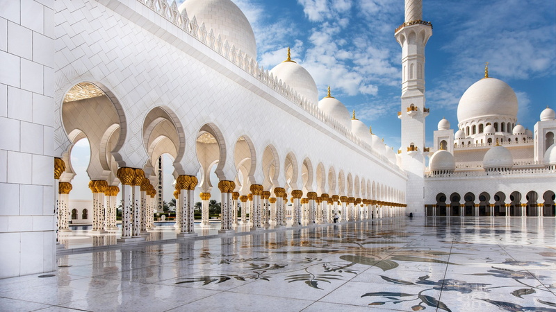 famous Place, sheikh Zayed Mosque, place of worship, Zayd, tourism, no People, cultures, history, taj, mahal, travel Destinations, architectural column