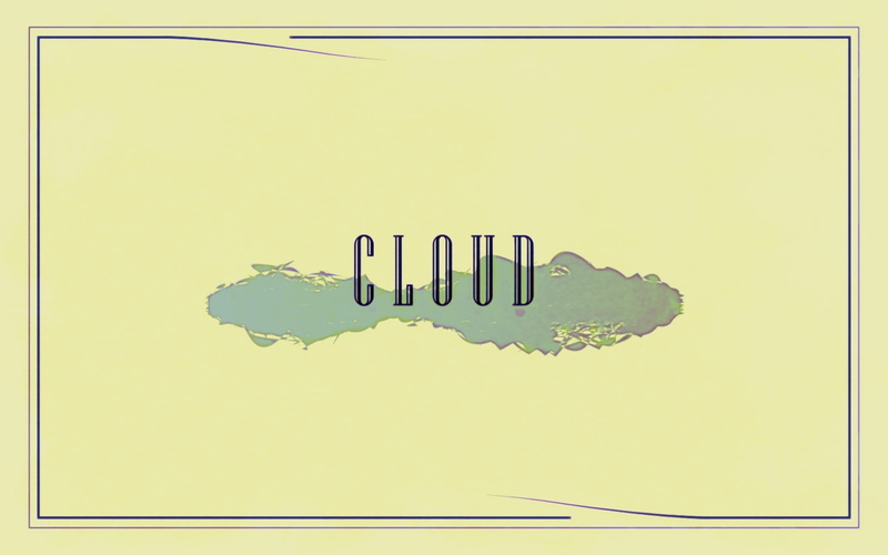 abstracto, symbol, close-up, yellow, studio shot, information medium, copy space, 1080P, green color, western script, abstract, message, cloud, indoors