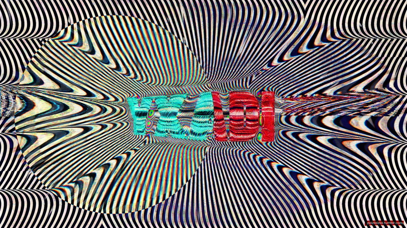 protection, full frame, day, high angle view, security, close-up, no people, design, ceiling, Yxadi, 1080P, striped, blue, red, indoors, pattern, textured