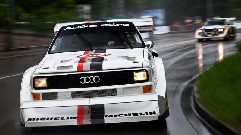 transportation, number, Rally Cars, city, land vehicle, Audi, Audi Sport Quattro S1, day, Audi Quattro, outdoors, mode of transportation, motion, blurred motion